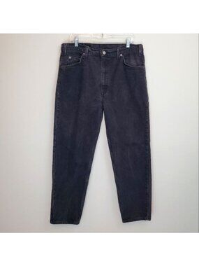 Vintage Levi's 550 men's relaxed fit tapered leg jeans 90s orange tab